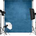 5x7ft Vintage Blue Backdrop for Photography Blue Photo Backdrop Portrait Photo Studio Prop Background for Photoshoot Photo Parties Video Studio Backdrops Prop