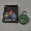 Rechargeable Safety Light | Water Reistant Bright LED Clip-On Flashing Light for Dog Walking, Running and Outdoor Activities (Green)