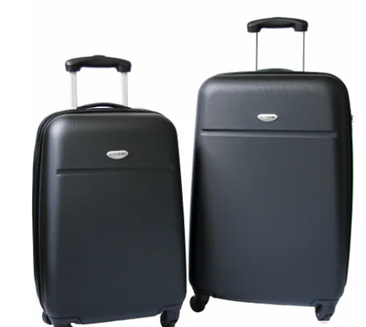 Northpack Set 20IN & 24IN Hardside Spinner Luggage, Black