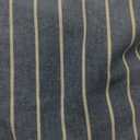 JELLYMONI Cotton Duvet Cover Full Size - Blue Pinstriped Comforter Cover with Button 100% Washed Cotton 3PCS Breathable Soft Solid Bedding Set Duvet Cover 8090in & 2 Pillowcases (NO Comforter)
