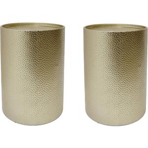 Christopher Knight Home Kaylee Modern Round Hammered Iron Accent Table (2 Pack) -Gold Christopher Knight Home Kaylee Modern Round Hammered Iron Accent Table (2 Pack) -Gold