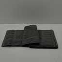 White Classic Luxury Bath Mat Floor Towel Set - Absorbent Cotton Hotel Spa Shower/Bathtub Mats [Not a Bathroom Rug] 22"x34" | 2 Pack | Dark Gray