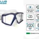 Cressi Panoramic Diving Mask and Snorkel Kit - Wide View - Top Dry System Snorkel - Horizon & Scilla - Designed in Italy