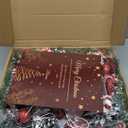 24 Inch Artificial Christmas Wreath for Front Door, Red White Wreath with Christmas Balls Peppermint Candy Snowflakes Xmas Decorations for Winter Wall Outdoor Home Holiday Decor