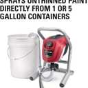 Titan Tool 0580009 ControlMax 1700 High Efficiency Airless Paint Sprayer, HEA Technology decreases Overspray by up to 55% While Delivering Softer Spray