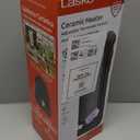 Lasko CT14650 Small Portable 1500W Oscillating Electric Ceramic Space Heater with Manual Thermostat and Overheat Safety Protection for Indoor Home Use (15.7 inches (Pack of 1))