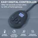 Sunbeam Electric Restful Quilted Heated Mattress Pad King 80" x 76" 12 Heat Settings 12-Hour Auto Shut-Off Extra-Cozy Fabric Deep Pocket Fit Machine Washable