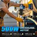 Mxmoonant Electric Fuel Transfer Pump, Cordless Diesel Transfer Pump Battery Powered 13.2GPM Stick Water Transfer with 2 x 2.4Ah Batteries for Diesel, Kerosene, Water