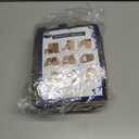 COTOPHER 100 Pack Christmas Gingerbread House Box Cardboard, 2.95x2.95x4.92 In House Shaped Boxes Kit DIY Crafts, Xmas Candy Houses for Christmas Party Supplies Decor Snack Packaging (Dark Brown)