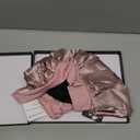 Silk Bonnet for Sleeping Women, 22 Momme 100% Mulberry Silk Sleep Cap, Double-Layer Reversible Silk Hair Wrap for Women & Night Hair Care, Fits All Hair Types  Pink