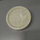 64PCS Yellow Gingham Paper Dessert Plates - 7 Inch Disposable Round Checkered Dinner Plates for Birthday Baby Shower Wedding Picnic Party Supplies, 4 Styles