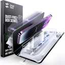 SMARTDEVIL 3 Pack Tempered Glass for iPhone 14 Pro Screen Protector, Military-Grade Shatterproof Protection, 9H Hardness, Fast & Easy Installation, Case Friendly Design (Transparent)