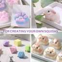 LET'S RESIN Liquid Silicone for Squishy Maker, 140oz Super Soft Flex Rubber for Taba Squishy, Molding Cat's Paw, DIY Decompression Gift