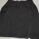 VNDFLAG Women's High Waist Faux Suede Side Split Bodycon Short Mini Skirt Size M Black