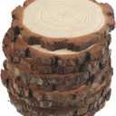 Large Wood Slices, Natural Wood Rounds,  6 inch,15 Pcs For Centerpieces, DIY Crafts, Wedding Decor, Rustic