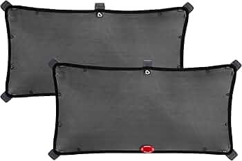 Munchkin® Brica® Magnetic Stretch to Fit™ Sun Shade, Black, 2 Pack, 14in. x 28in.