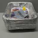 JOLLY CHEF 9x13 Aluminum Foil Pans (30 Pack) - Disposable Half Size Deep Steam Foil Pans for Roasting Turkey, Lasagna, Casseroles - Thanksgiving, Christmas, Parties, Catering