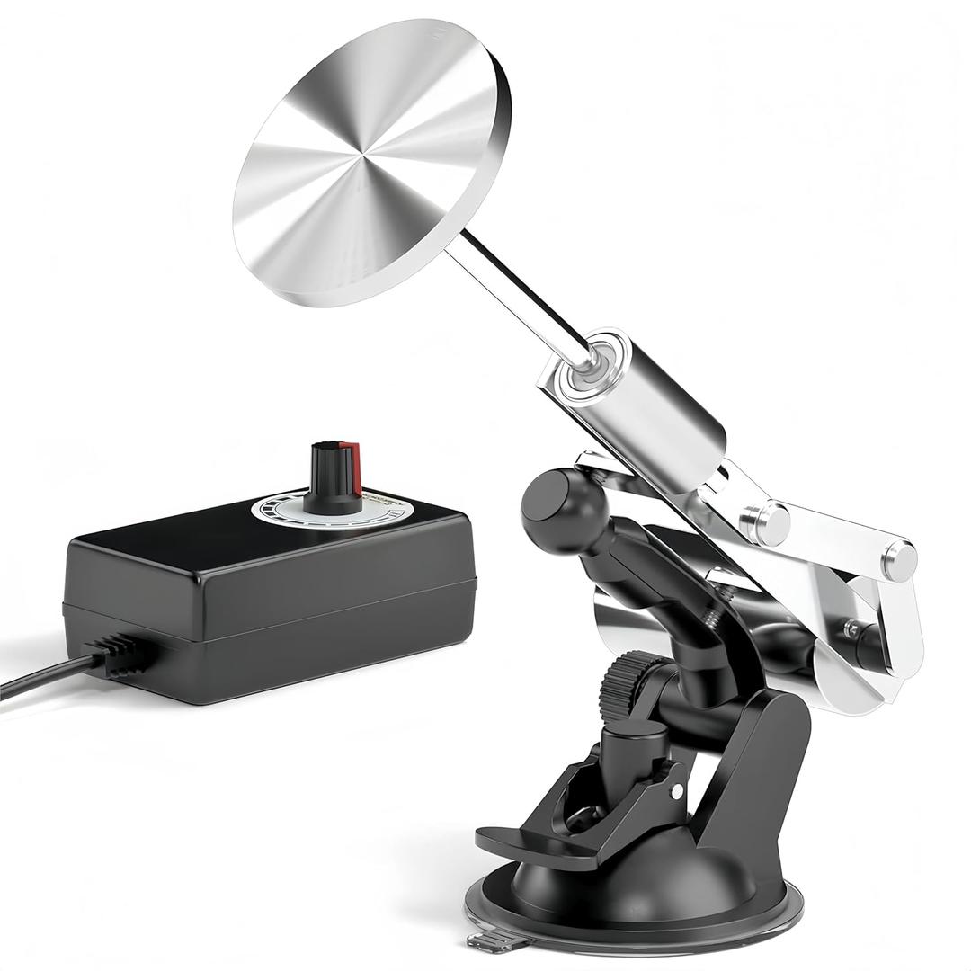 20N Mini Linear Actuator, 3-12V Electric Linear Motion Actuator, 39mm Stroke Reciprocating Linear Actuator, 30-190 Times/min Variable Speed, Adjustable Angles, Suction Base, M6 Thread Rod