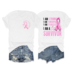Breast Cancer Shirts for Women Pink Ribbon Breast Cancer Awareness TShirt Casual Inspirational Short Sleeve Tee Tops Medium