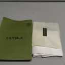 LILYSILK Silk Pillowcase for Hair and Skin Standard-100% Mulberry Silk 19 Momme Both Sides Silk Bed Pillow Cover with Hidden Zipper, 1 Pc (Standard Size 20''x26'', Ivory)