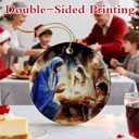Christian Gifts: Nativity Scene Christmas Ornaments | Christian & Religious Holiday Ornament (Christmas Decorations), Holy Family Decor, Religious Gift, Baptism Gift & Unique Faith Festival Gifts