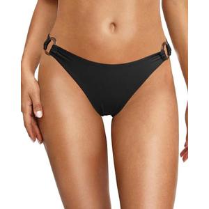Zmart Women O Ring Bikini Bottoms Full Coverage Swimsuit Bottom Low Waist Low Rise Bathing Suit M