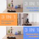 MJWW Walking Pad, Auto Incline, 3.0HP, 300lb, Under-Desk, Remote LED | Walking Pad Treadmill with Auto Incline, 3.OHP, 300 lbCapacity - Portable Under-Desk Design withRemote & LED Display