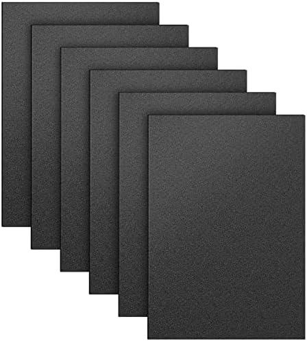 5 Pack Black ABS Plastic Sheet 12" x 16" x 0.06",Moldable Than Acrylic Sheet，Great for DIY Projects, High Tensile and Impact Strength Plastic（Smooth & Textured Finish