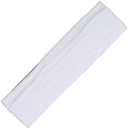 Kenz Laurenz Soft and Stretchy Elastic Cotton Headbands, Pack of 12, White