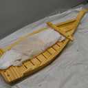 Kichgather 27.6“ Wooden Sushi Serving Tray Boat Plate for Restaurant or Home