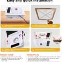 4-in-1 Bathroom Exhaust Fan with 1800W Heater, LED Light with 4 RGB Modes, Bluetooth Speaker & Remote Control, 180 CFM, 1.0 Sone Quiet Ceiling Fan for Heating, Ventilation for Kid Bathroom Home Shower