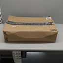 GERZWY Bathroom Free Standing Toilet Paper Holder Stainless Steel Tissue Roll Holder (Black & Gold) DZY005-BD