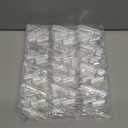 24 Pieces Clear Tablecloth Clips, Durable Plastic Table Cover Holders, Windproof Transparent Clamps for Securing Tablecloths Indoor Outdoor Party, Wedding, Christmas Event, Picnic, Camping (24, Large)