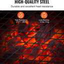 VEVOR Folding Campfire Grill, 18" Portable Camping Grates Over Fire Pit, Heavy Duty Steel Mesh Grate, Camp Fire Cooking Equipment with Legs Carrying Bag, Grilling Rack for Outdoor Open Flame Cooking