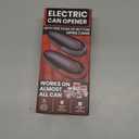 Electric Can Opener, One-Touch Automatic Can Opener Fits All Can Sizes, Hands-Free&Smooth Edge Battery operated Can Opener with Magnetic Cover Catch for Kitchen & Seniors Arthritis (Black)