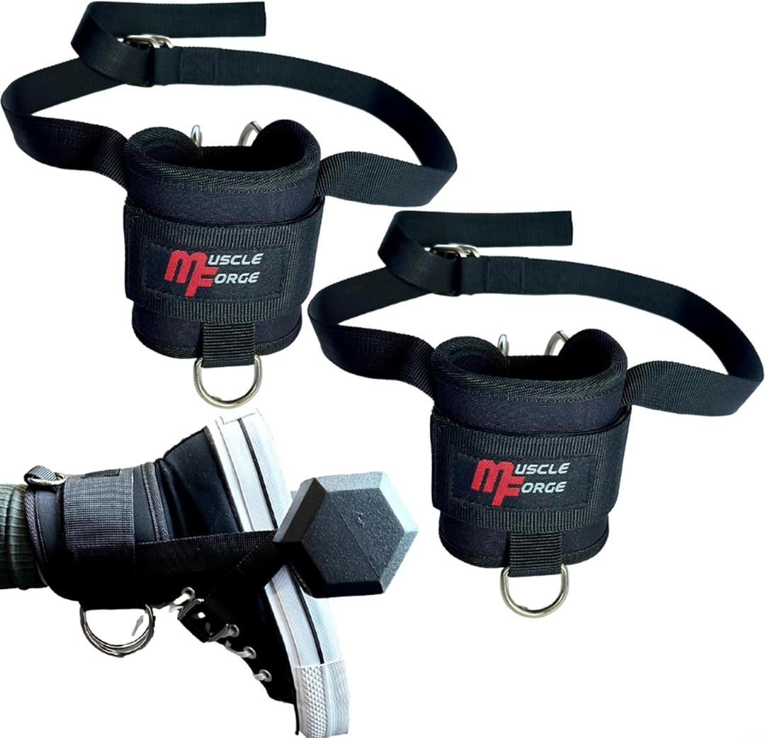 Dumbbell Foot Attachment for Exercise - Monkey Foot Weights & Tibialis Trainer Strap for Workout - Monkey Feet for Weight Lifting, Ankle Weight Strap & Dumbbell Attachment for Feet