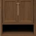 Swiss Madison Chteau 24" Freestanding Bathroom Vanity Cabinet Without Top in Brown Oak