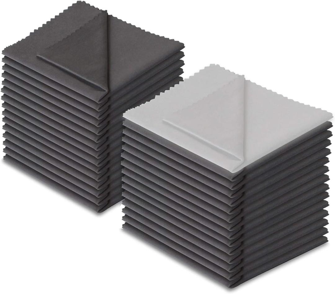 (30 Pack) Microfiber Cleaning Cloths, Glasses Cloth, Lens Cleaning Cloth, Eyeglass Cloth, Glasses Wipes,Eyeglass Wipes,iPad iPhone Lens Wipes