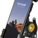 Lamicall Bike Phone Holder, Motorcycle Phone Mount - Adjustable Motorbike Phone Holder for iPhone 15 14 13 12 Pro Max Mini, 11 Pro Max Xs 8 X 8P 7 6S, Samsung S10 S9, Huawei, 4.7-6.8 Devices (Yellow)