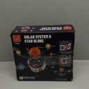 Dual-Mode Spinning Solar System Space Building Kit, STEM Model with Rotating Planets, Light-up Sun and Astronomy Educational Toys for Kids, Outer Space Birthday Gift for Ages 8+ (1282 PCS)