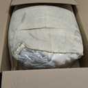 6 Panels Ivory Ceiling Drapes with Lights String for Weddings Ceiling Drapes 5ftx30ft Wedding Draping Fabric Sheer Curtains Tulle Ceiling Drapery Wedding Decorations for Party Ceremony Stage Swag