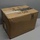 HOOBRO End Table with Charging Station, Set of 2 Narrow Side Tables, Nightstand with 2 Non-Woven Drawers, Slim Sofa Table, for Small Spaces, Living Room, Bedroom, Rustic Brown and Black BF486UBZP201