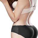 Sliot Women Butt Pads Enhancer Panties Padded Hip Underwear Shapewear Butts Lifter Lift Panty Seamless Fake Padding Briefs (Black, S)