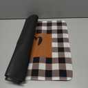 UINI Welcome Mat Outdoor Indoor Door Mats, Heavy Duty Buffalo Plaid Welcome Front Door Mat, Non Slip Durable Entrance Rugs for Outside Entry, Porch, Resist Dirt, 17"x 30"