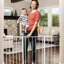 Regalo Easy Open 47-Inch Super Wide Walk Thru Baby Gate, Bonus Kit, Includes 4-Inch and 12-Inch Extension Kit, 4 Pack Pressure Mount Kit and 4 Wall Cups and Mounting Kit