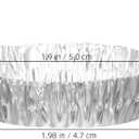 100PCS Aluminum Weighing Dishes with Finger Handle, 30ml Heavy Duty Tin Foil Weighing Boats for Laboratory, Powder, Liquid - Disposable Aluminum Foil Pans for Moisture Analyzers & Milligram S