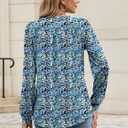 Poetsky Women's Tops Casual Puff Long Sleeve Shirts 2025 Fall Fashion Square Neck Loose Fit Tunic Blouses (XL)