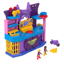 Fisher-Price Imaginext DC Super Friends Toy Batgirl Hero Hideout Playset with 2 Figures & 5 Accessories for Pretend Play Kids Ages 3+ Years