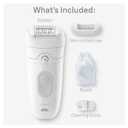 Braun Epilator Silk-pil 5, Hair Removal Device, Women Shaver & Trimmer, Wet and Dry, Includes Skin Contact Cap, SE5-011, Grey
