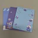 9 Pads Winter Sticky Notes 3x4 Inch Cute Self Stick Notepads Notes Adhesive Memo Pad Office Decor Birthday Gifts for Students School Teacher Meeting Office Supplies